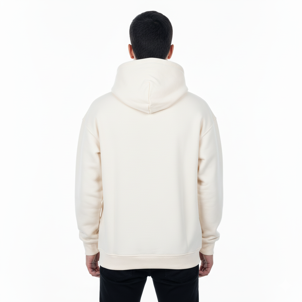 Basic Hoodie Natural Raw