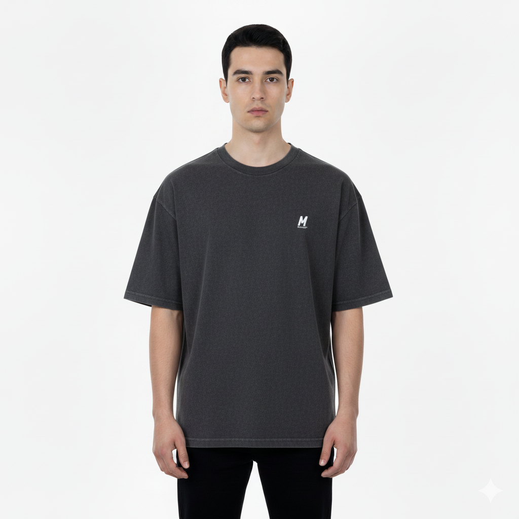 Basic Tee Washed Black