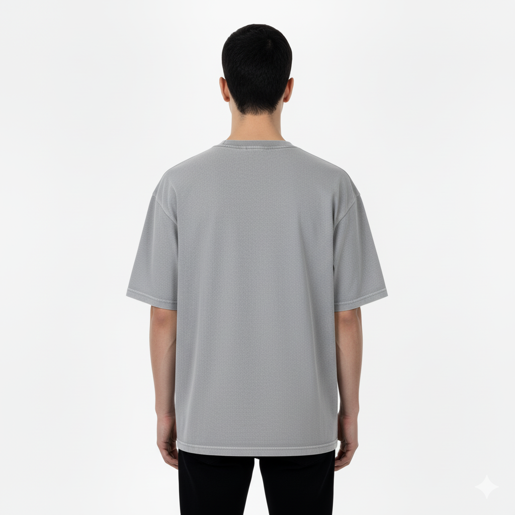 Basic Tee Washed Grey