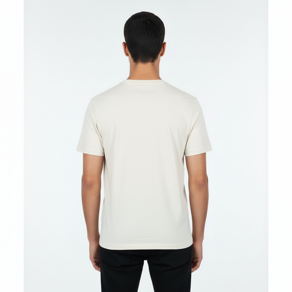 Basic HigherBlanks Tee  Natural Raw