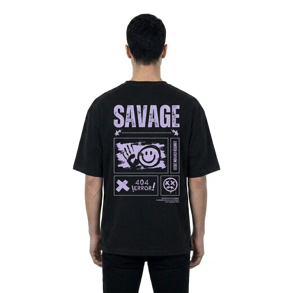 Savage Limited Edition 2025 Oversized Shirt Black