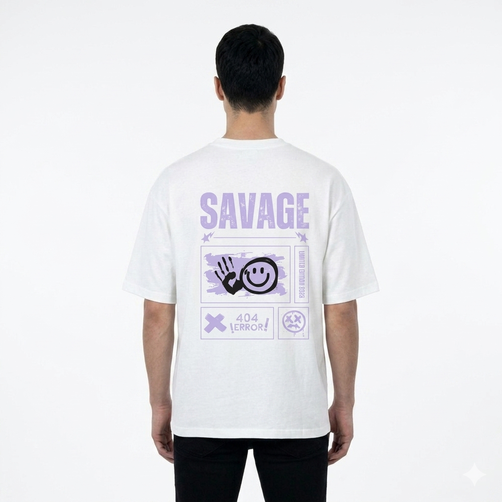 Savage Limited Edition 2025 Oversized Shirt White