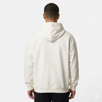 Conquer and live Independently Oversized Hoodie White