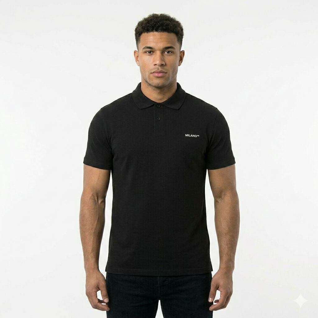Poloshirt Black